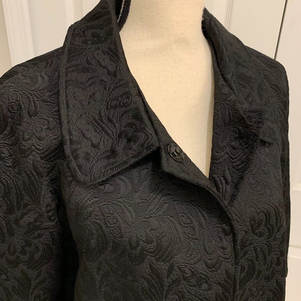Elementz Black Brocade Jacket - M - image 3